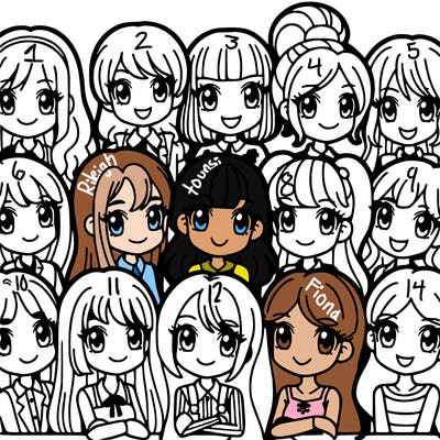 10 girls