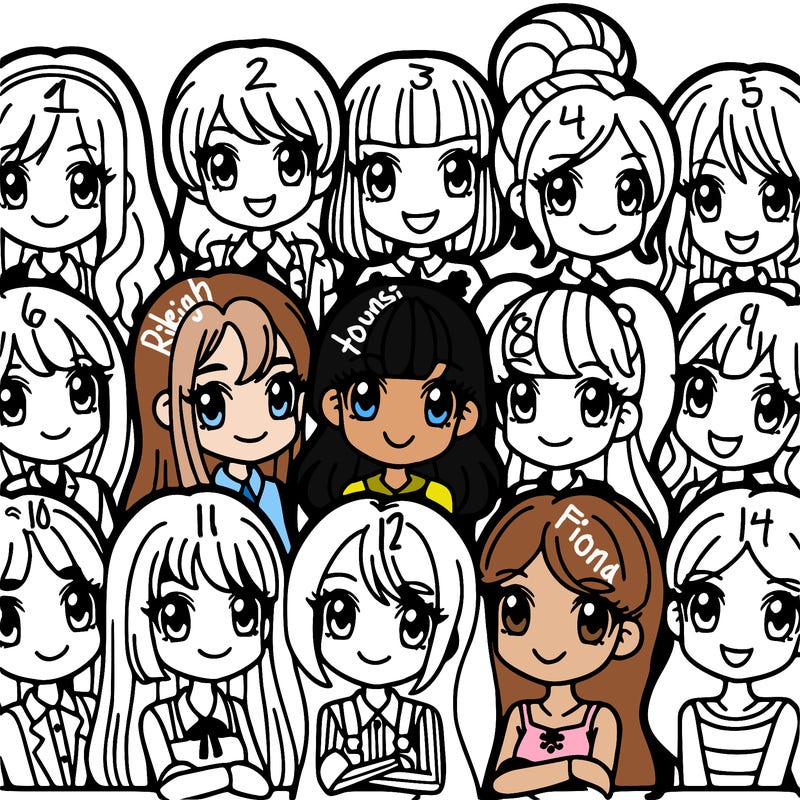 10 girls
