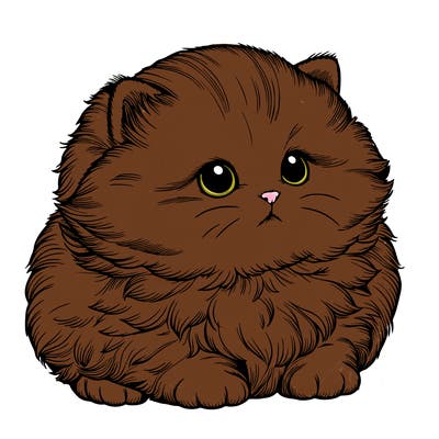 tiny realistic munchkin kitty with small fur