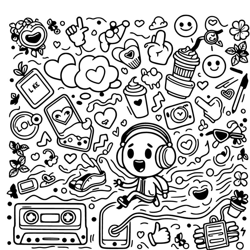 a drawing that will make you have a lot of likes