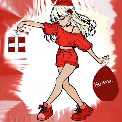 realistic girl danceing