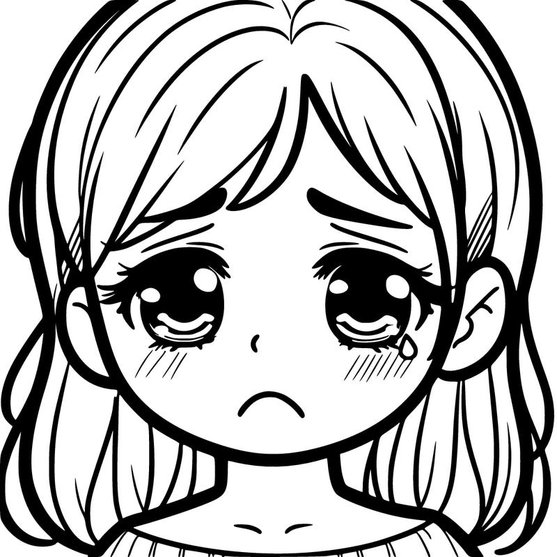 sad girl face