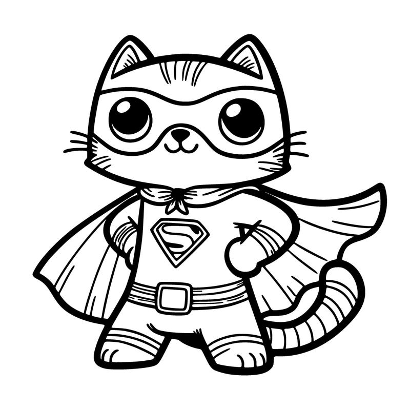 super hero cat