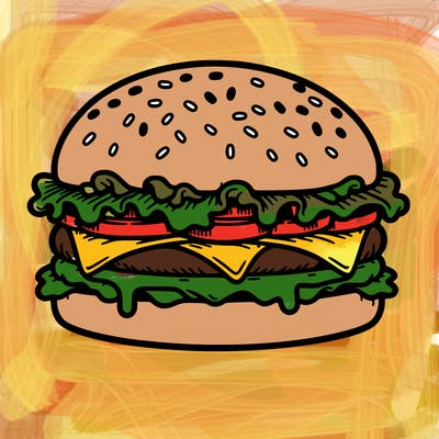 hamburger outline