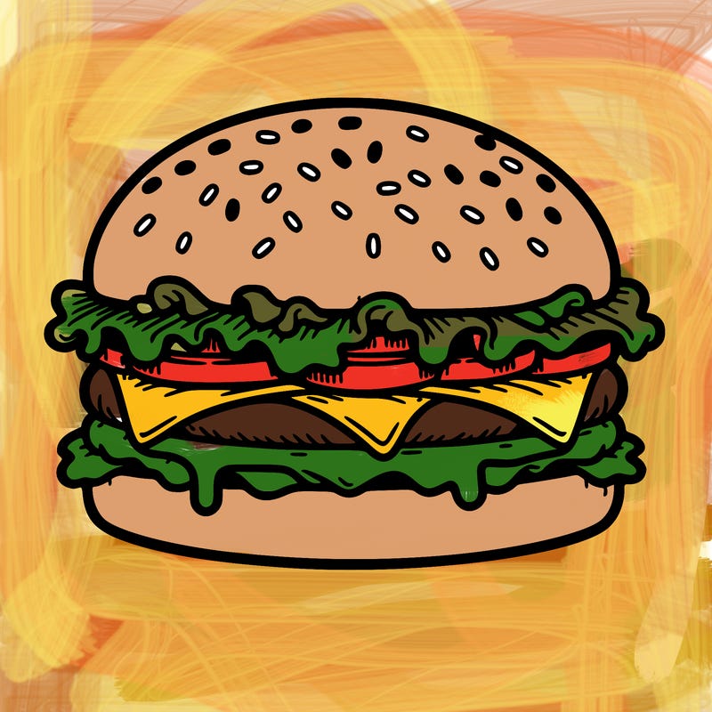 hamburger outline
