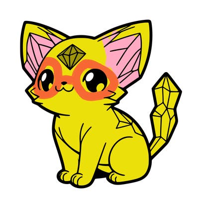 crystal kitten
