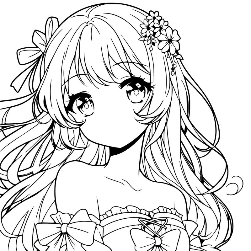 beautiful anime girl