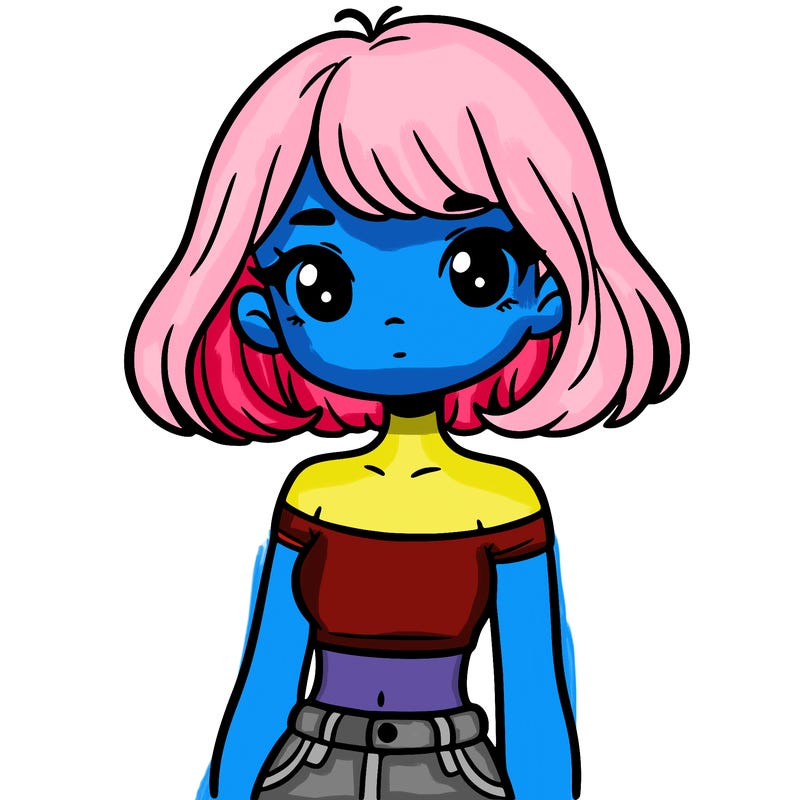 girl in a cute crop top