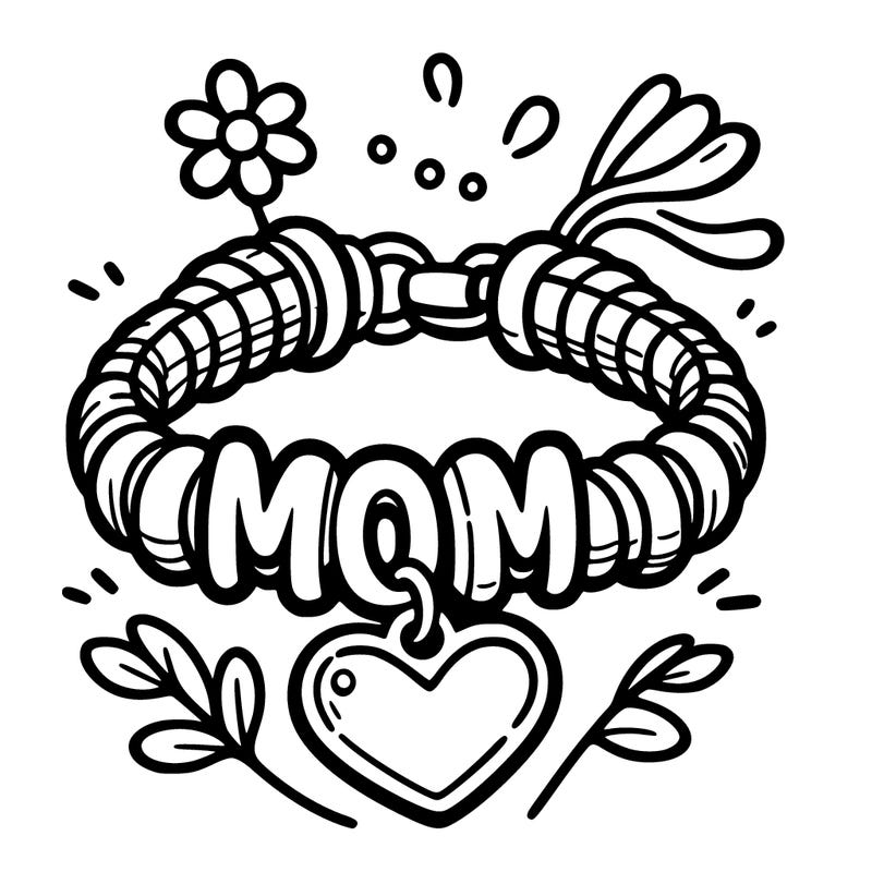 mom charm bracelet