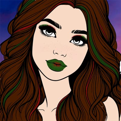 beautiful realistic girl