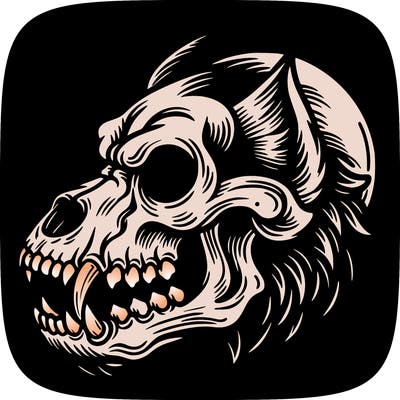 werewolf skull