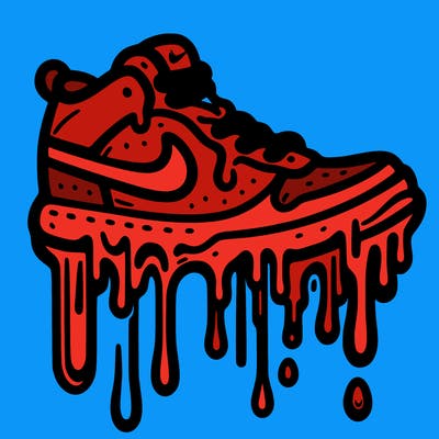 drippy nike logo