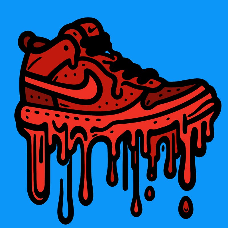 drippy nike logo