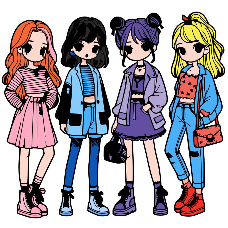 girls with fashion