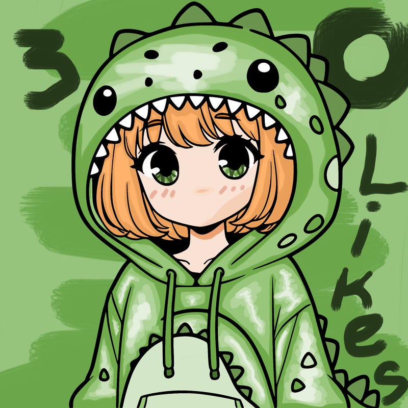 girl with dinosaur hoodie
