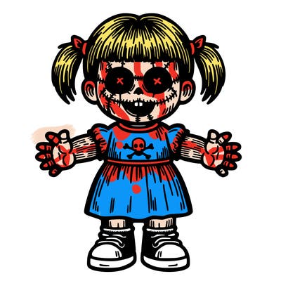 scary doll