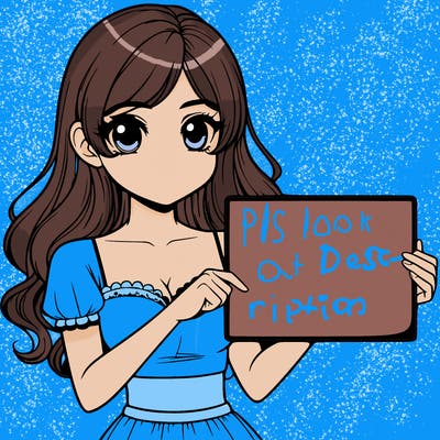 realistic pretty girl holding blank sign