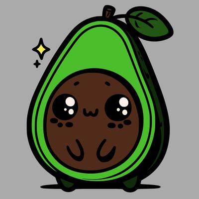 cute avocado