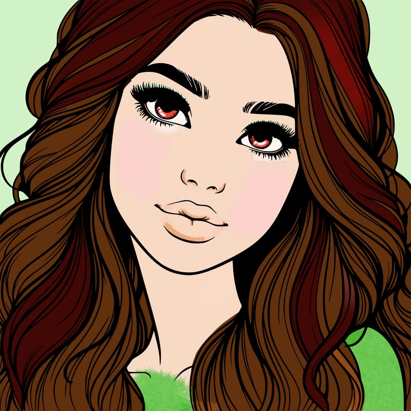 beautiful realistic girl