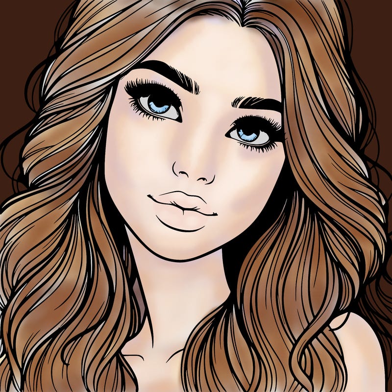 beautiful realistic girl