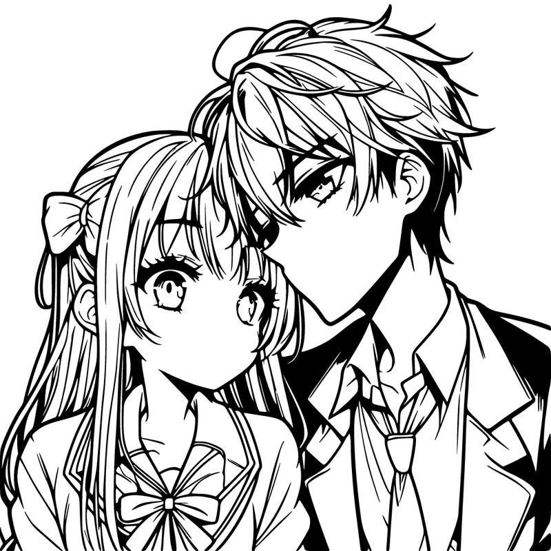anime couple