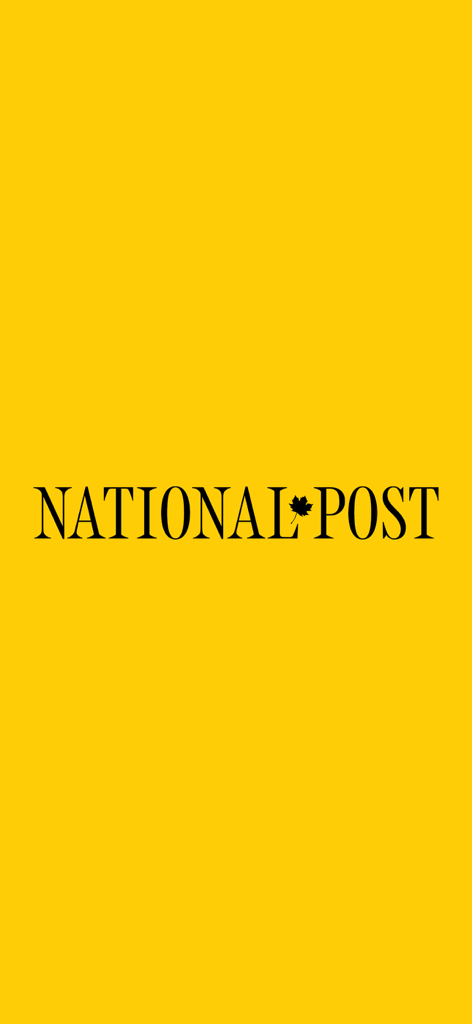 National Post - National Post app logo on a bright yellow background