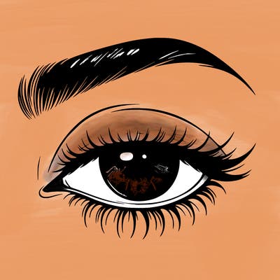 eye closed realistic