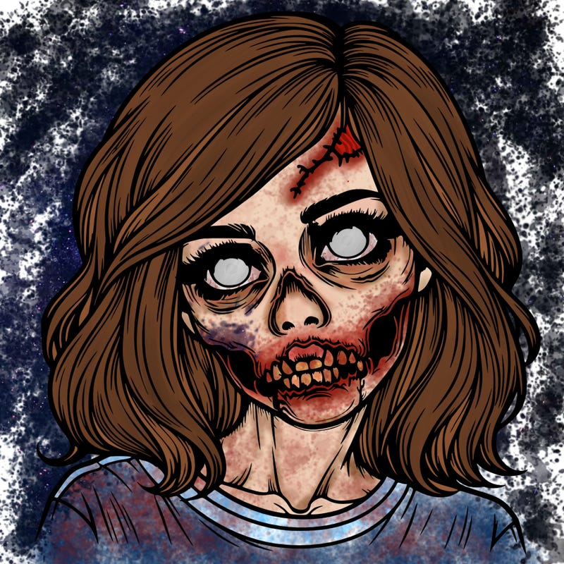 realistic zombie girl