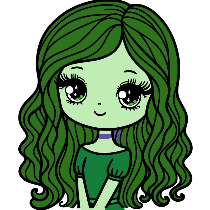 girl with long wavy hair and long eyelashes