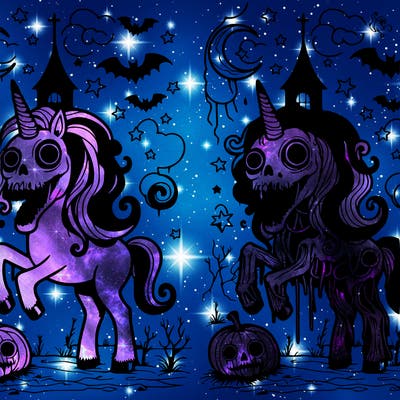 creepy unicorns