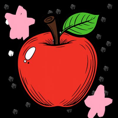 an apple