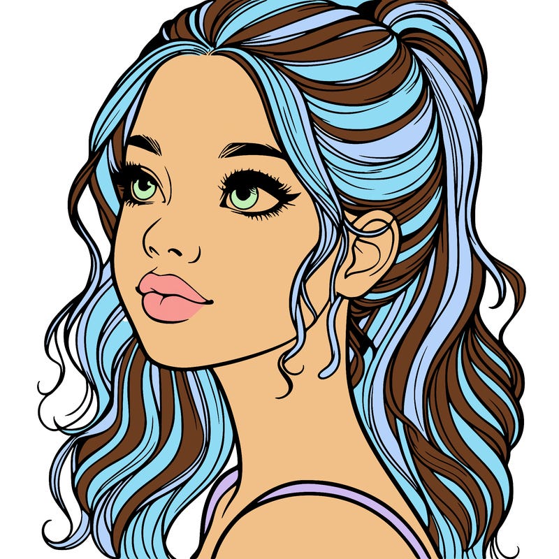 beautiful realistic girl