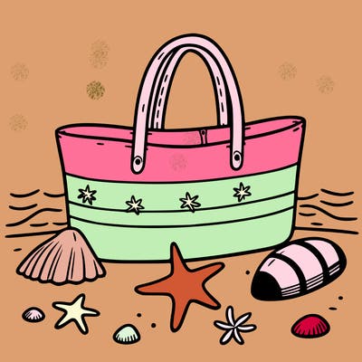 a beach bag