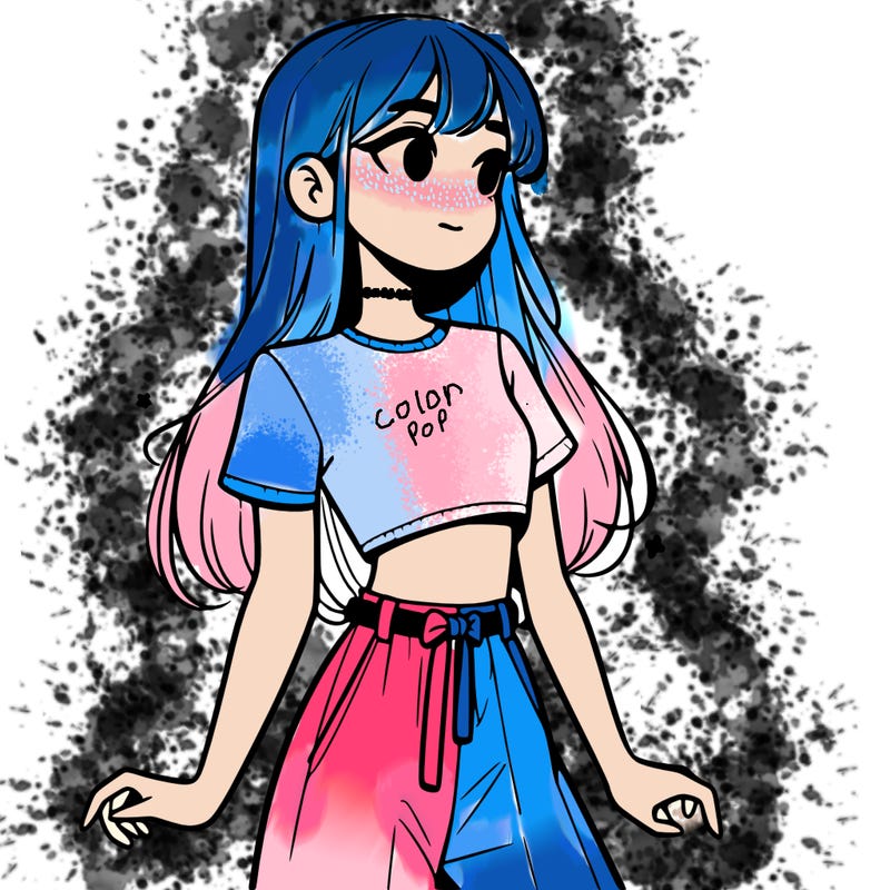 girl in a cute crop top