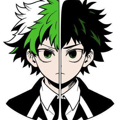 manga character split