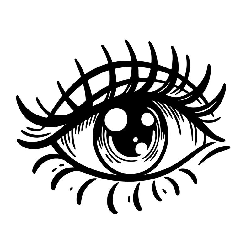 a eye