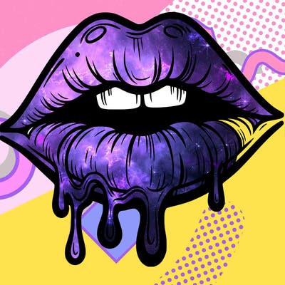 lips that look realistic and drip