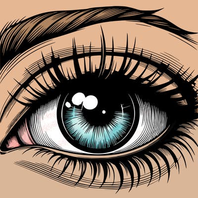 realistic eye