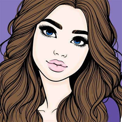 beautiful realistic girl