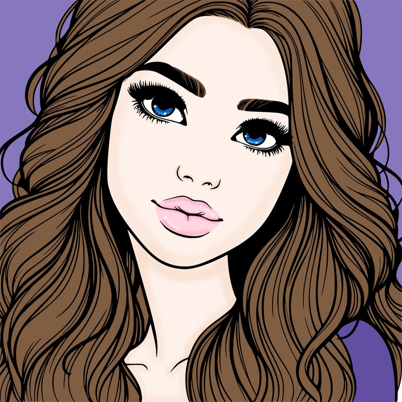 beautiful realistic girl