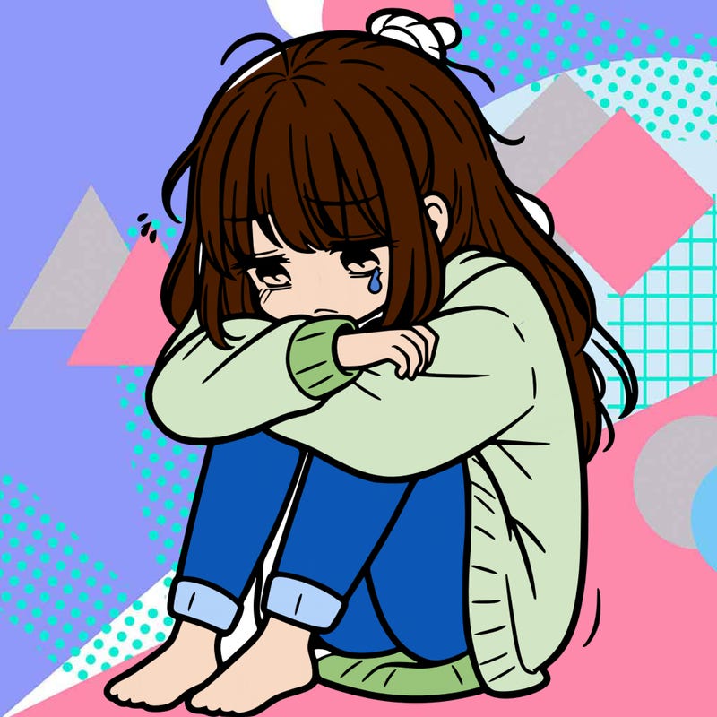 depressed girl