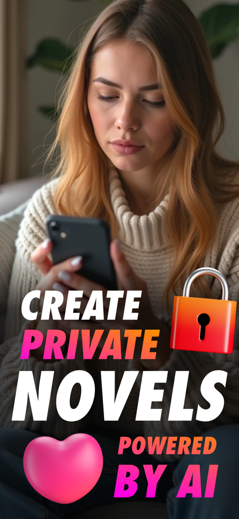 Jupi Novels & Booktok - Eine Frau erstellt private Romane auf ihrem Handy mit KI