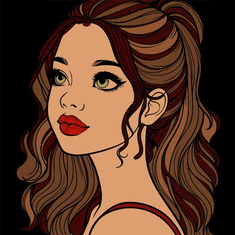 beautiful realistic girl