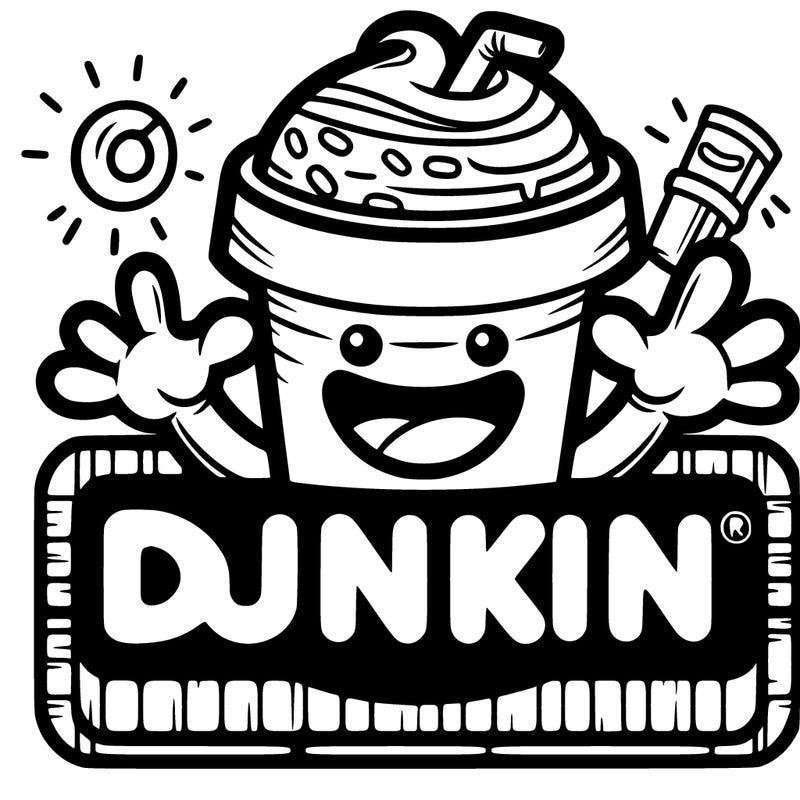 dunkin sign