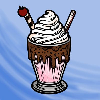 milkshake realistic