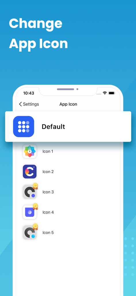 InCalc - Interface for changing the InCalc app icon with various disguise options