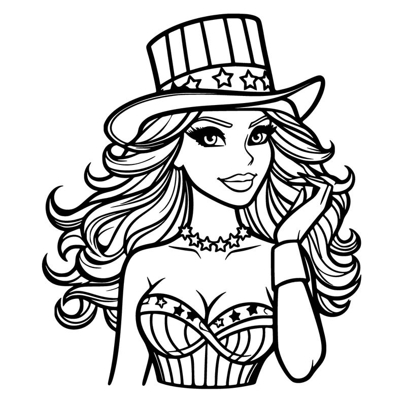 fourth of july woman