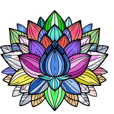 lotus flower mandala