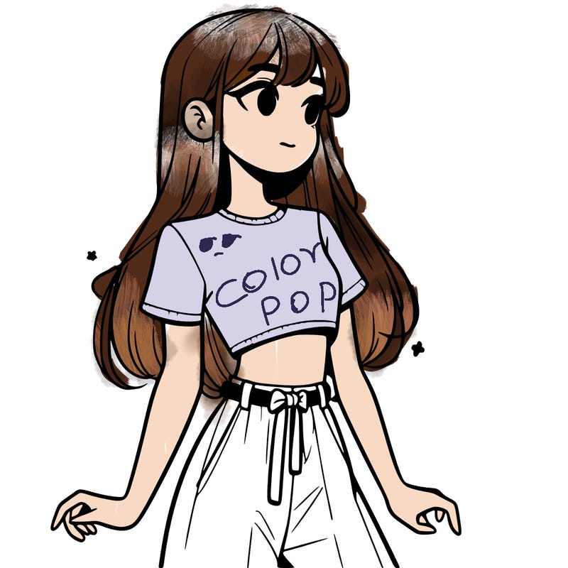 girl in a cute crop top