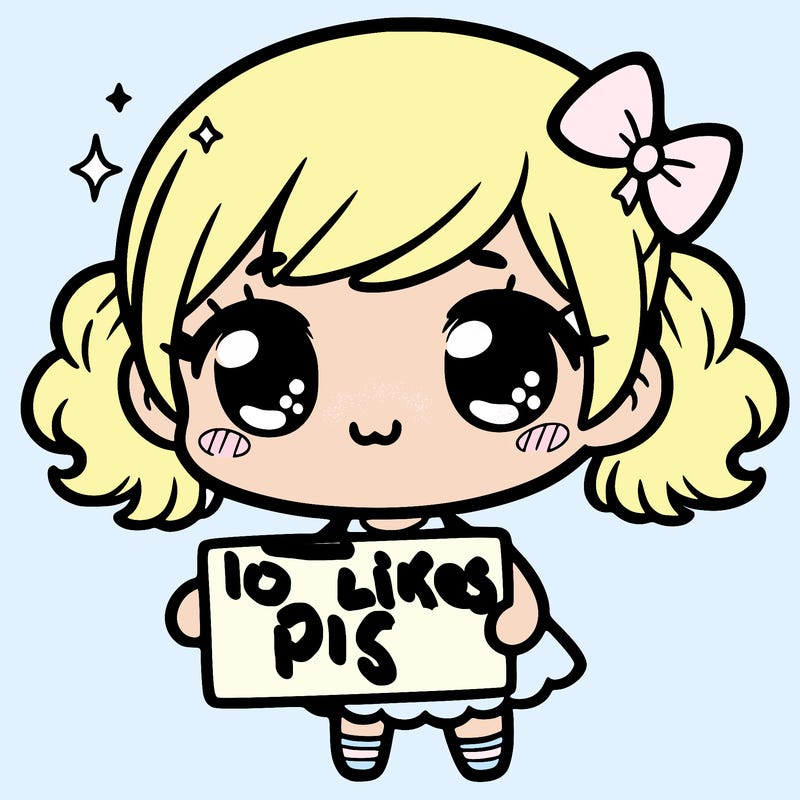 cute girl holding a sign
